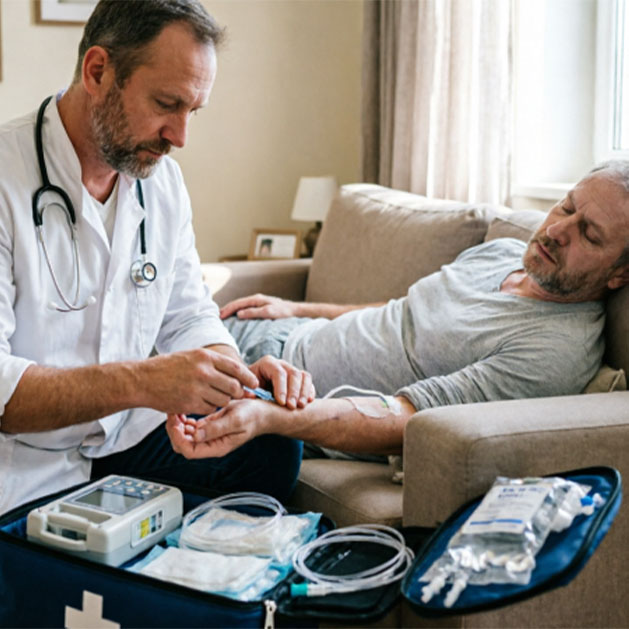 Снятие алкогольной интоксикации на дому в Ханской